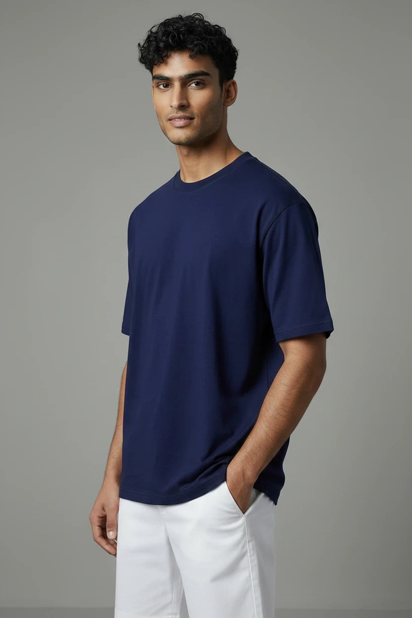 T-shirt Uni Coupe semi Oversize
