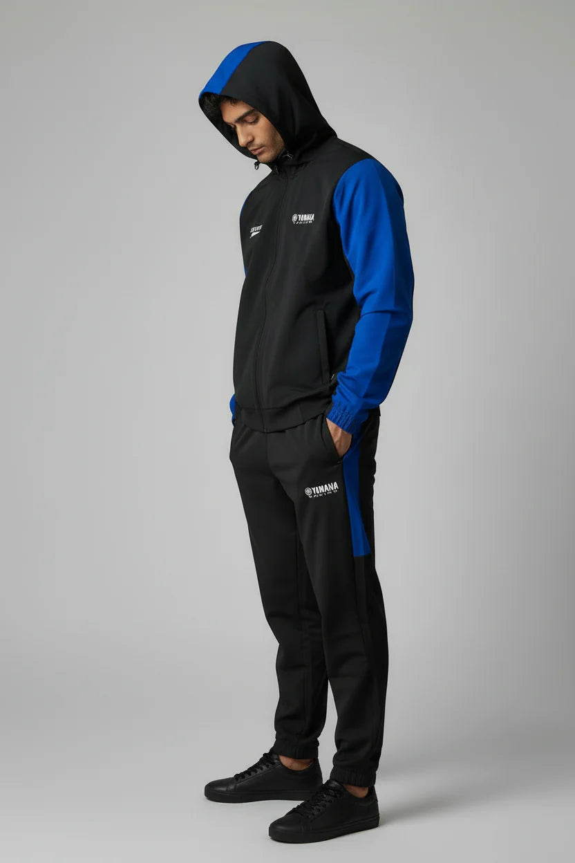 Ensemble survêtements Yamaha Premium Line – Noir avec détails bleu