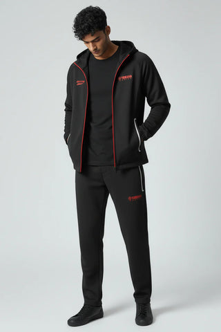 Ensemble survêtements Yamaha Premium Line – Noir avec détails rouge