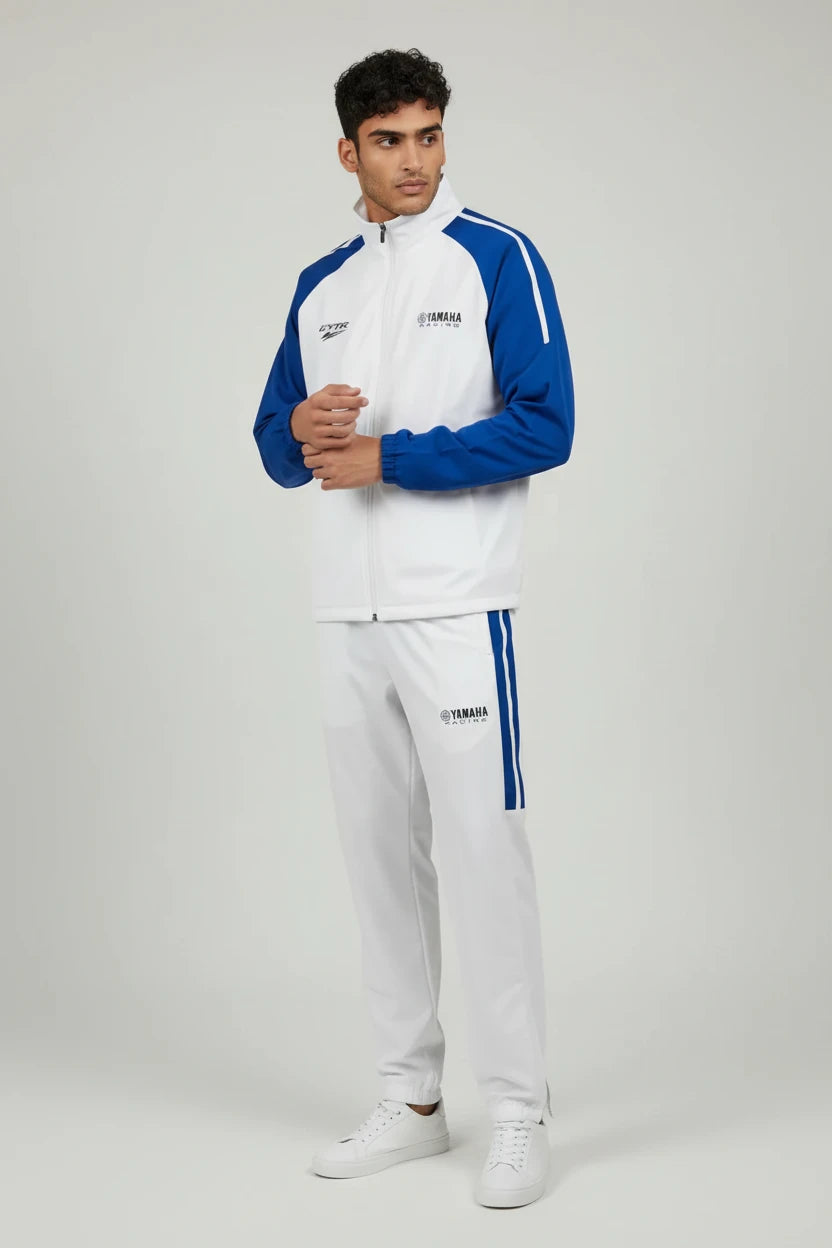 Ensemble survêtement Yamaha Premium Line – Blanc et Bleu