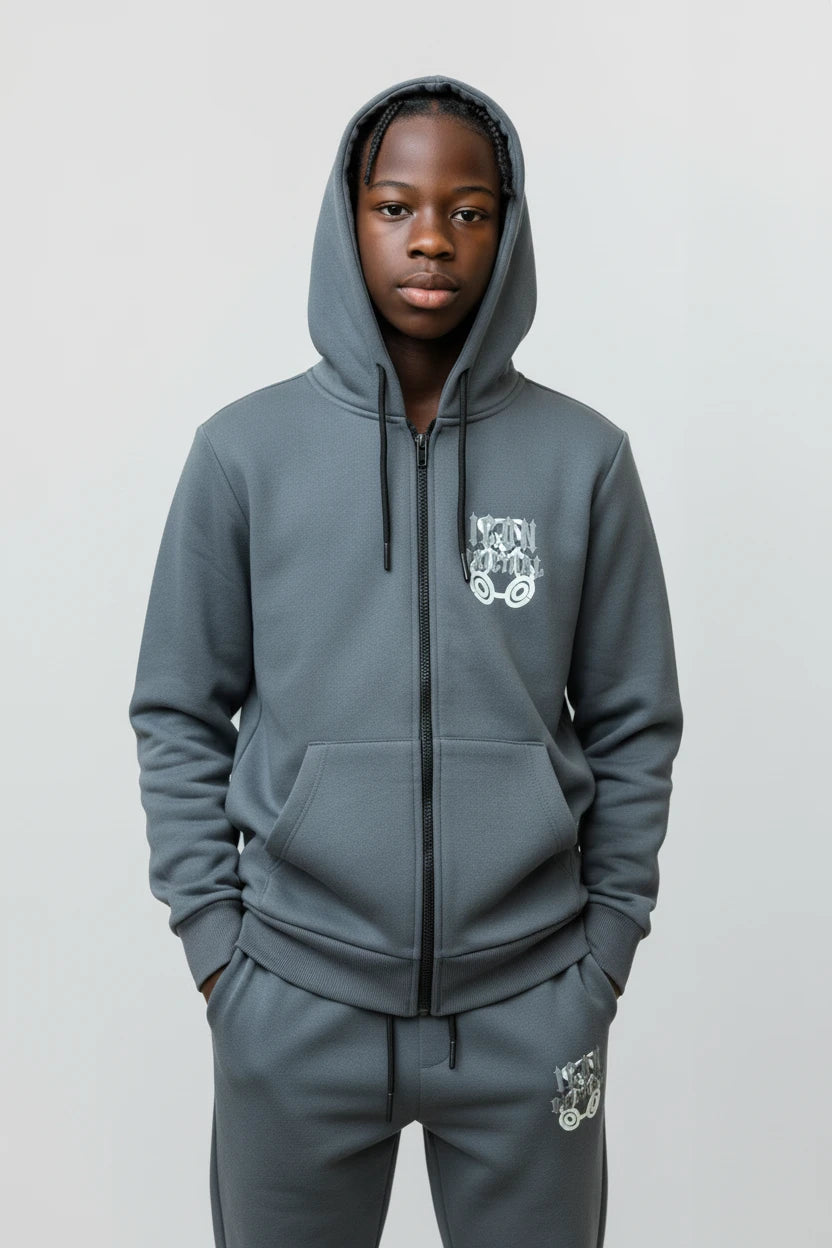 Ensemble Streetwear Icon Original – Gris Anthracite