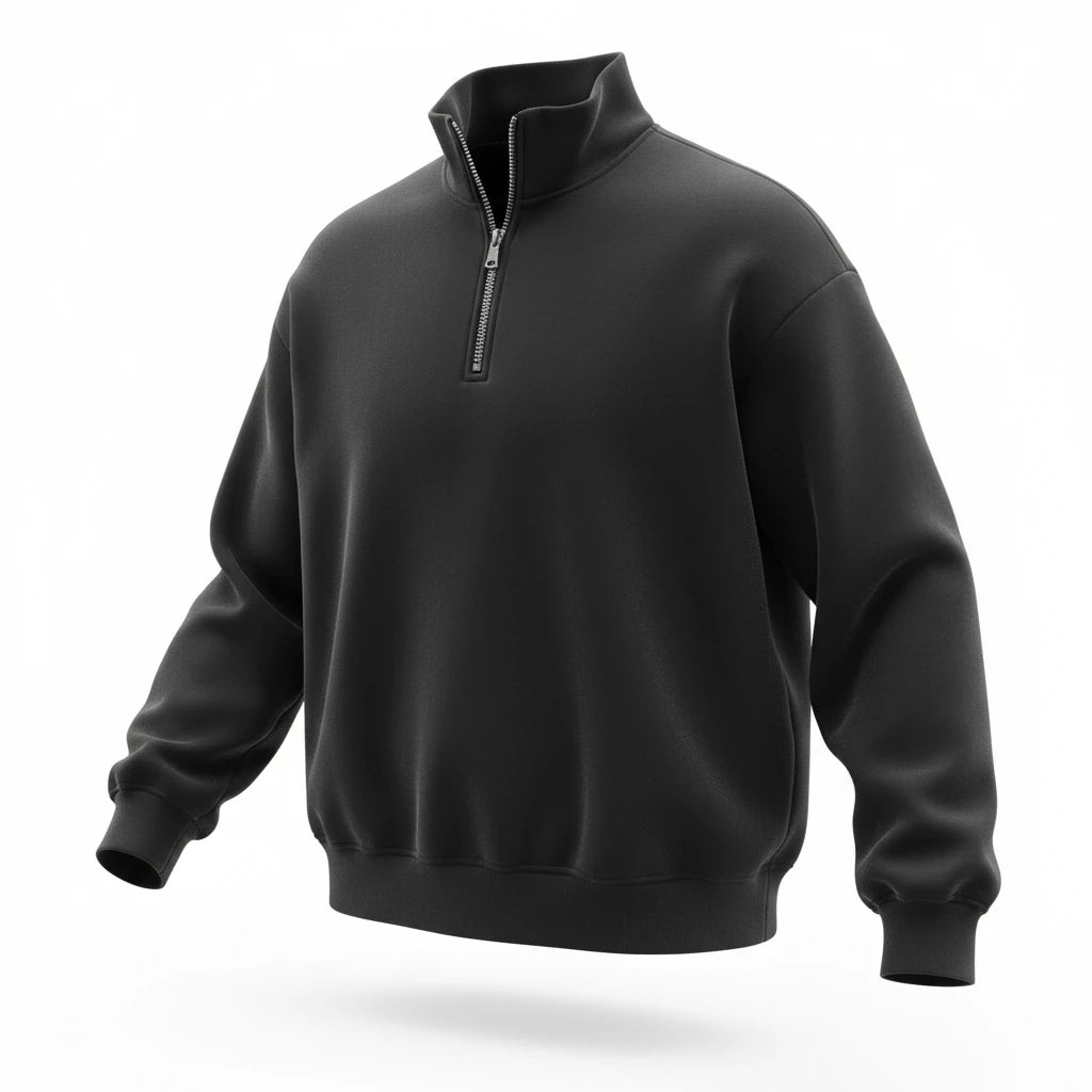 Pull Col Camionneur Noir - FCT Company