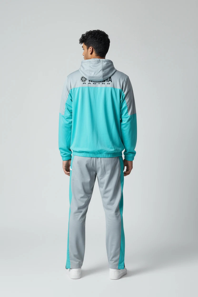 Ensemble Survêtement Yamaha Racing - Gris & Turquoise