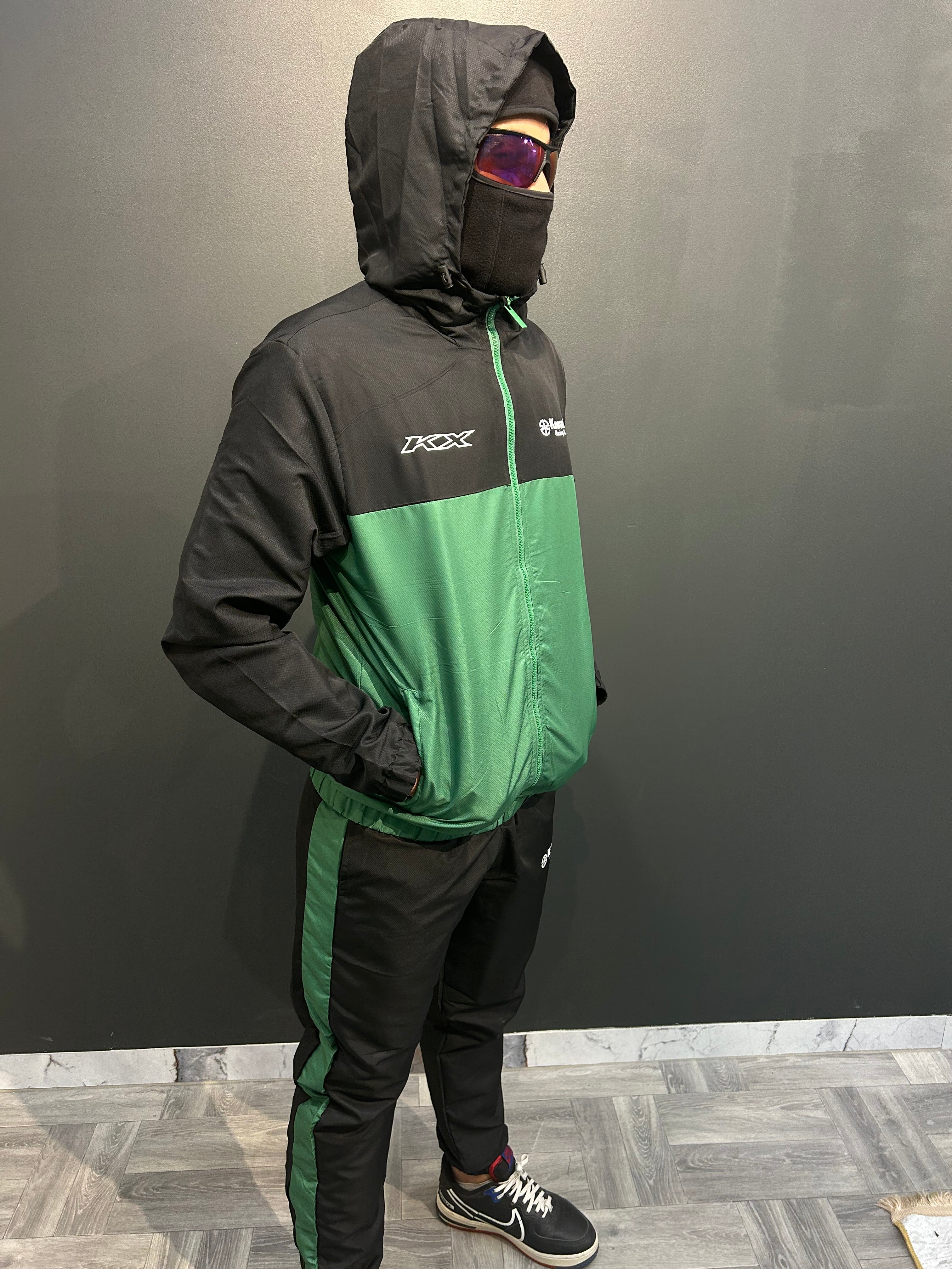 Ensemble kawasaki - Noir & Vert