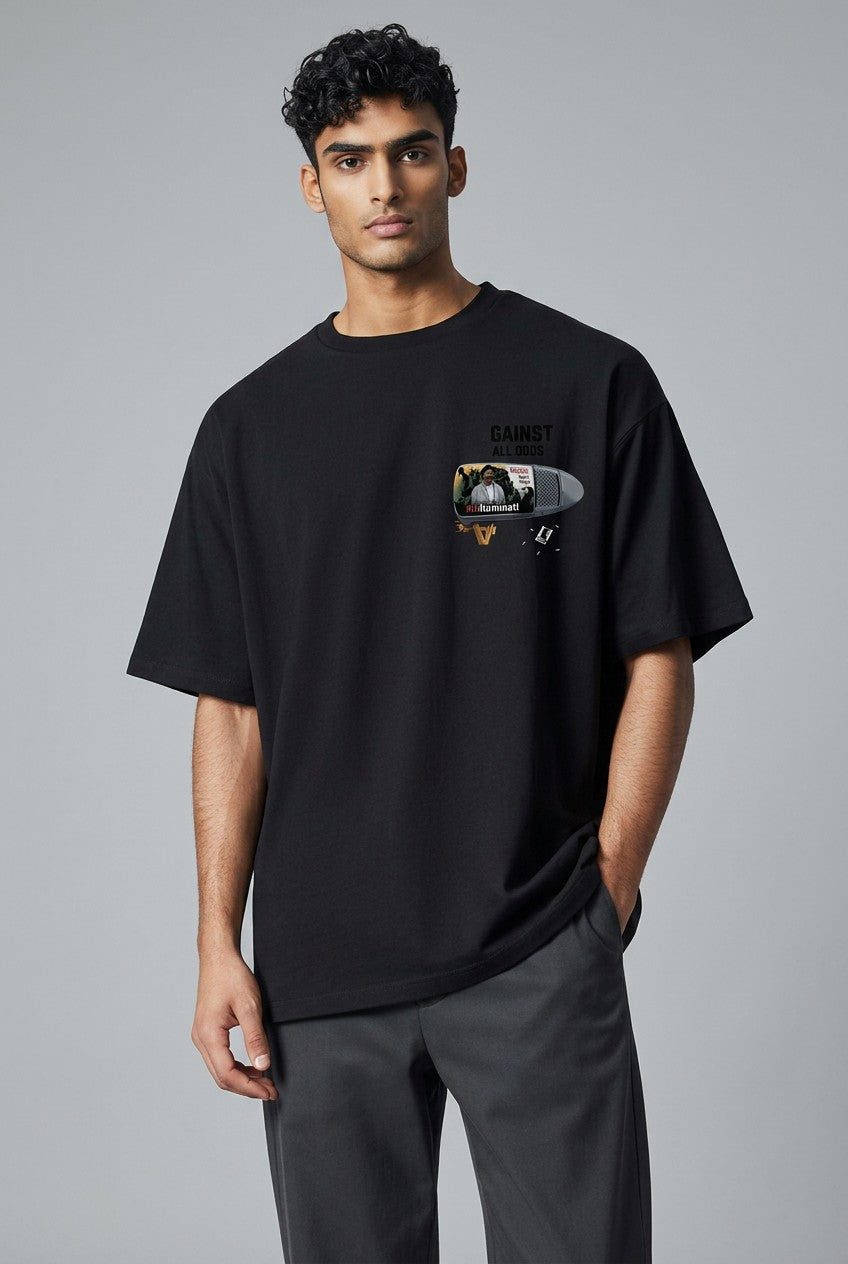 T-shirt Homme semi Oversize "AGAINST ALL ODDS"