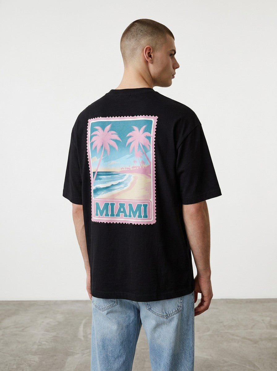 T-shirt Coupe semi Oversize - miami