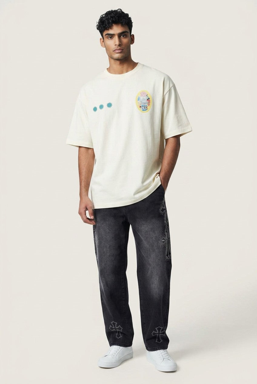 T-shirt Homme semi Oversize "CIAO BELLA ITALY"
