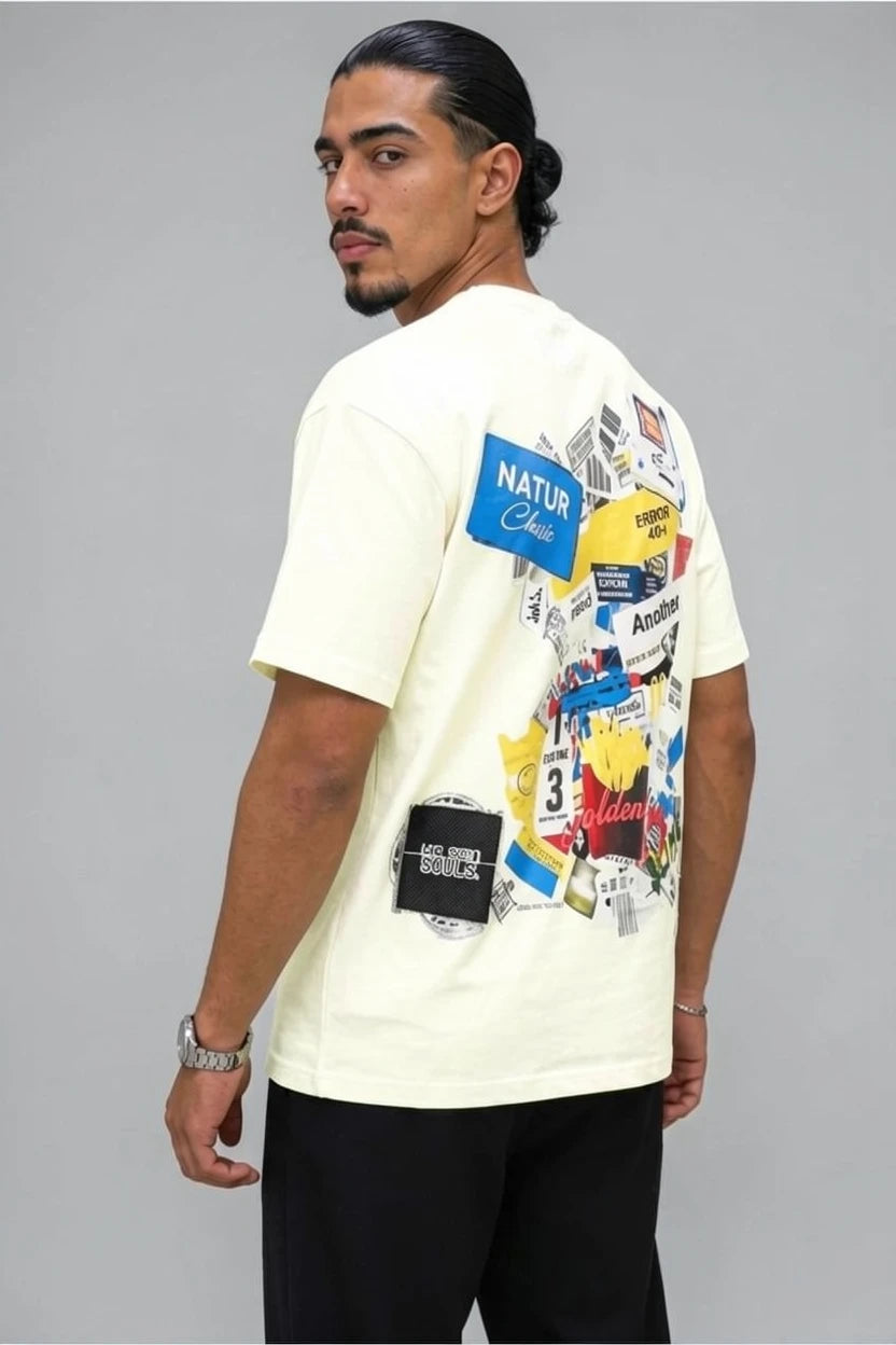T-Shirt "Sticker Dump" – Édition Trash-Art Collage