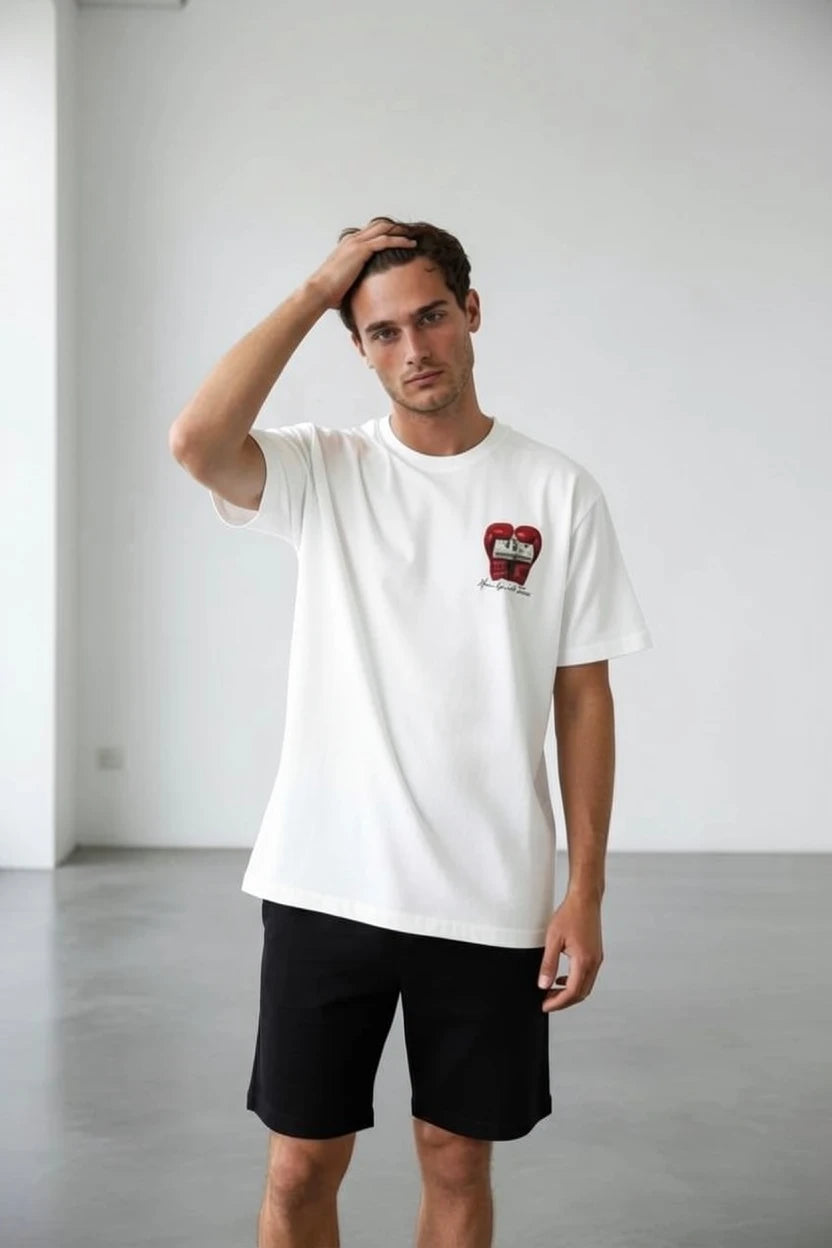 T-Shirt Graphique "Make Money Not Friends"