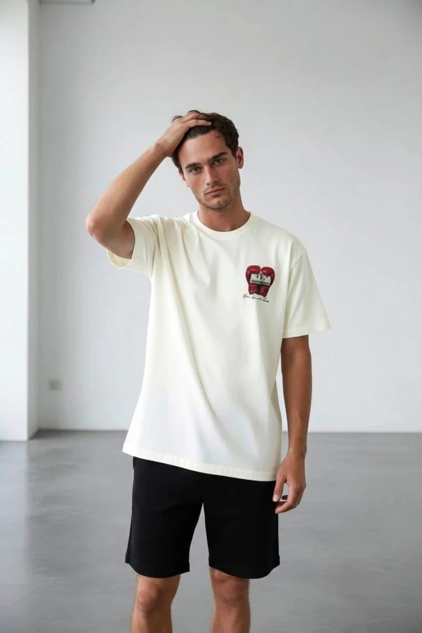 T-Shirt Graphique "Make Money Not Friends"