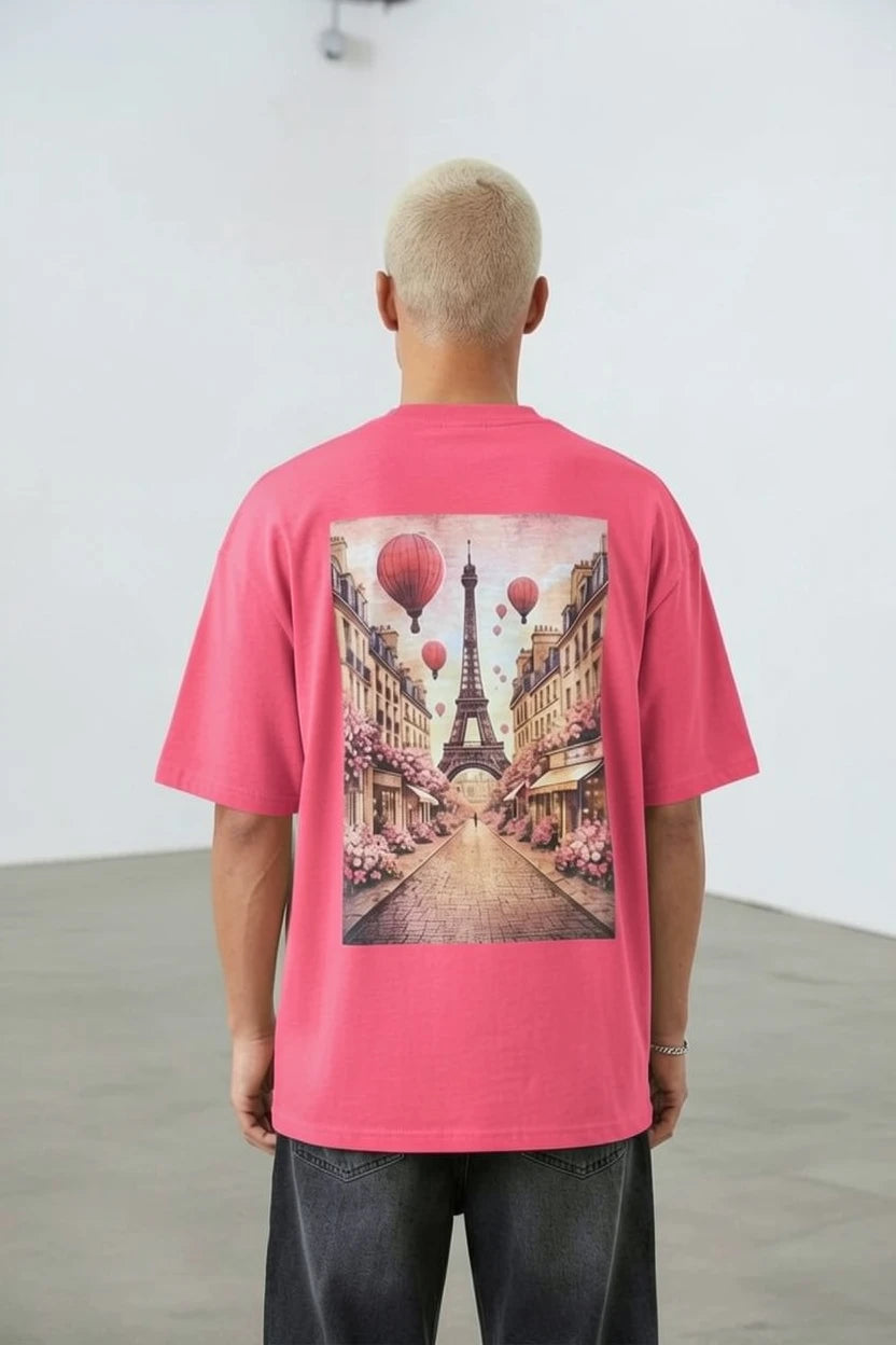 T-Shirt Graphique "Trocadéro" – Paris en Fleurs
