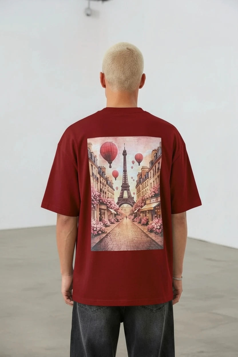 T-Shirt Graphique "Trocadéro" – Paris en Fleurs