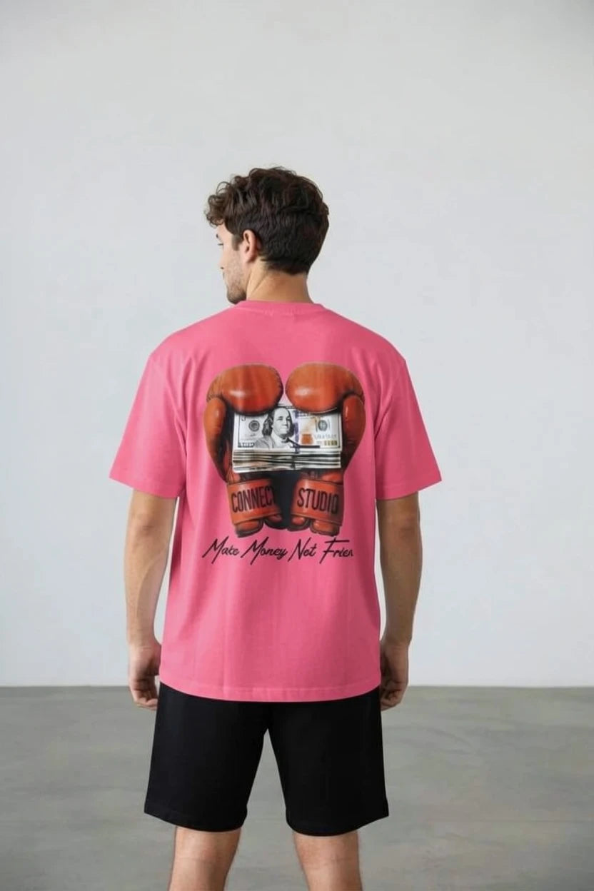 T-Shirt Graphique "Make Money Not Friends"