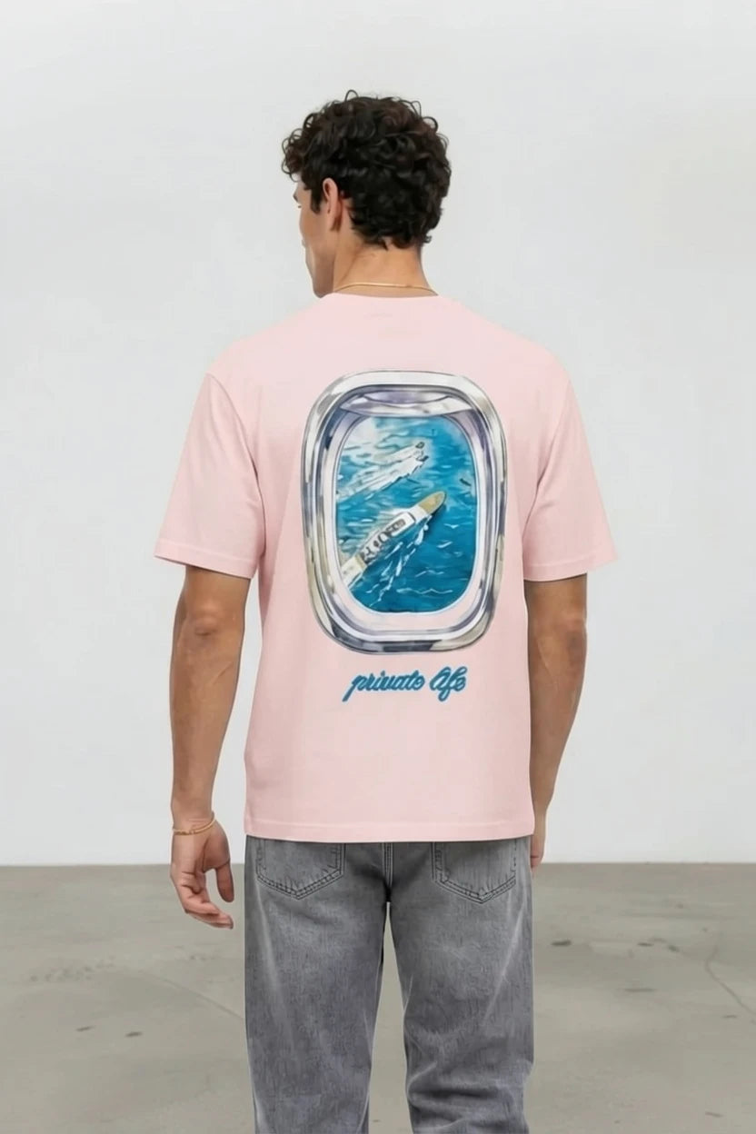 T-Shirt Graphique "Private Life" – Édition Porthole Yacht