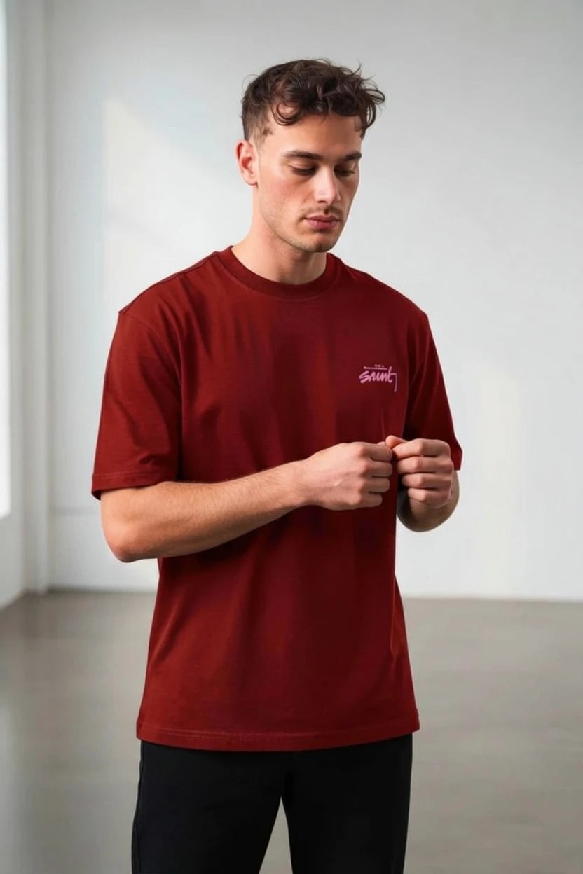 T-Shirt Graphique "Saint Signature" – Édition Neon Pink