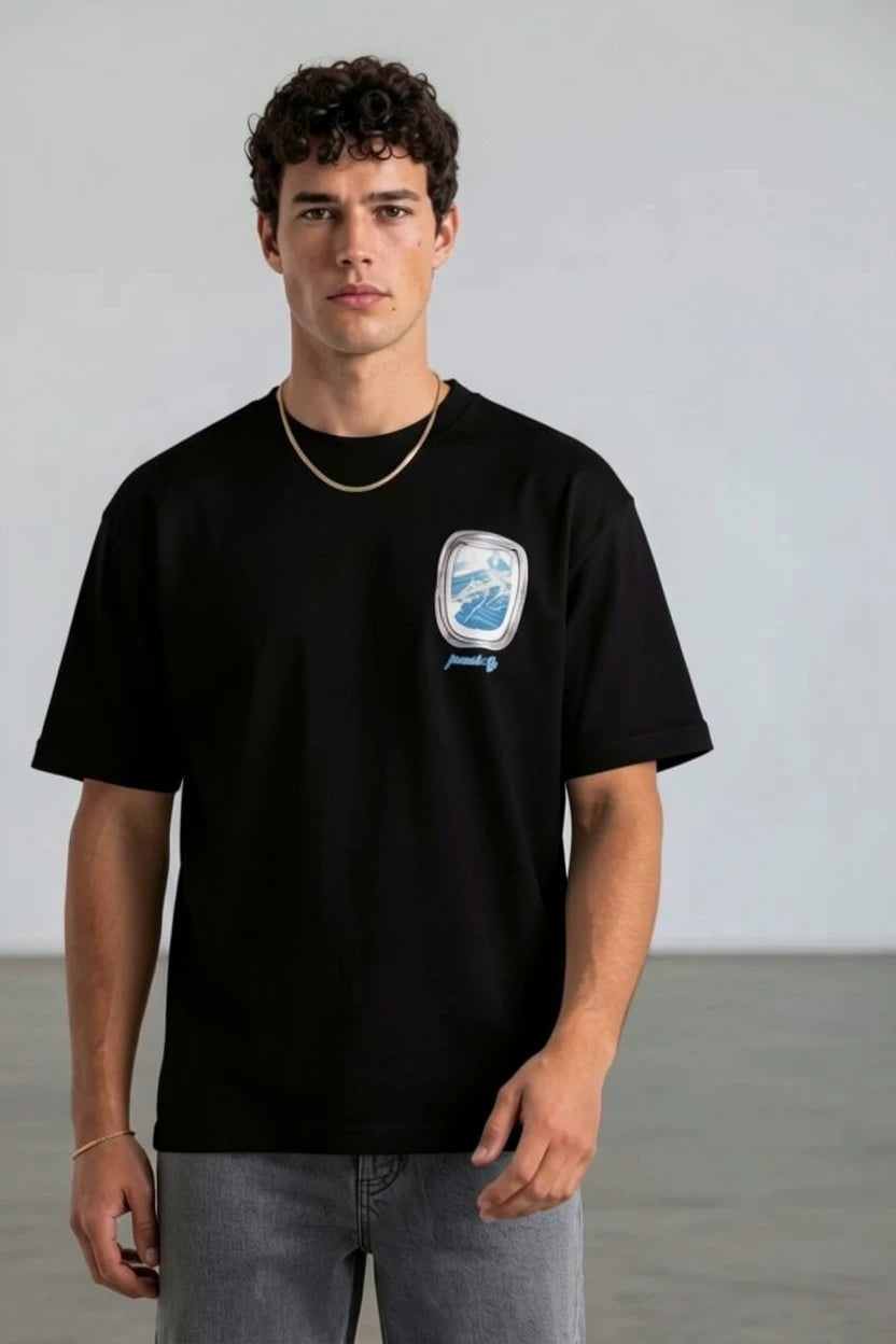 T-Shirt Graphique "Private Life" – Édition Porthole Yacht
