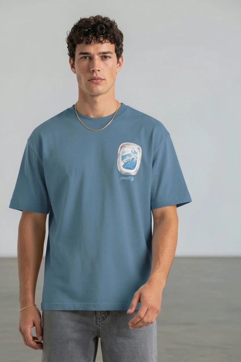 T-Shirt Graphique "Private Life" – Édition Porthole Yacht