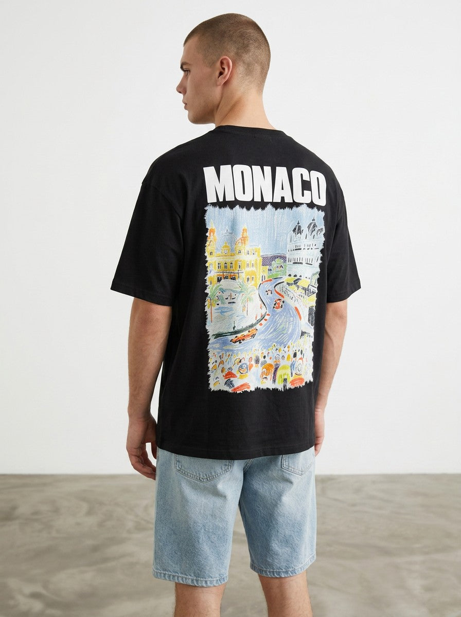 T-shirt Coupe semi Oversize - monaco