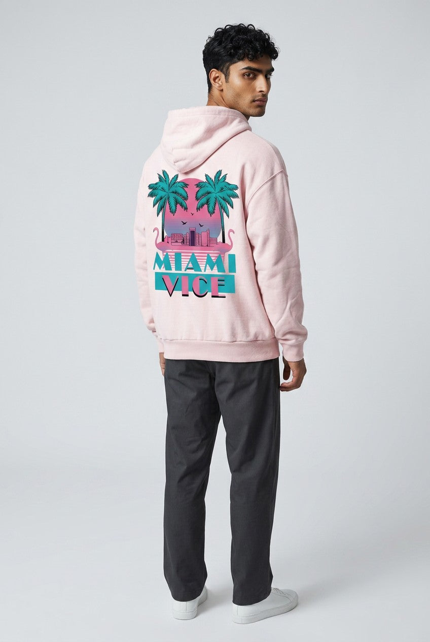 Sweat à Capuche Oversize — Miami Vice