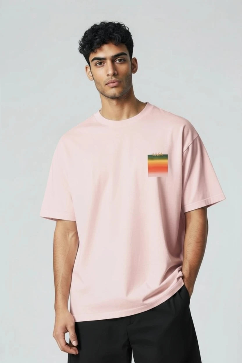 T-shirt casa – Graphique Carré Horizon