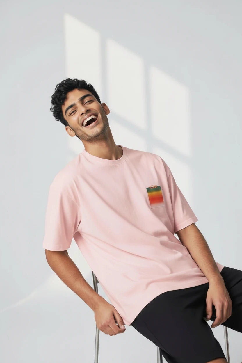 T-shirt casa – Graphique Carré Horizon