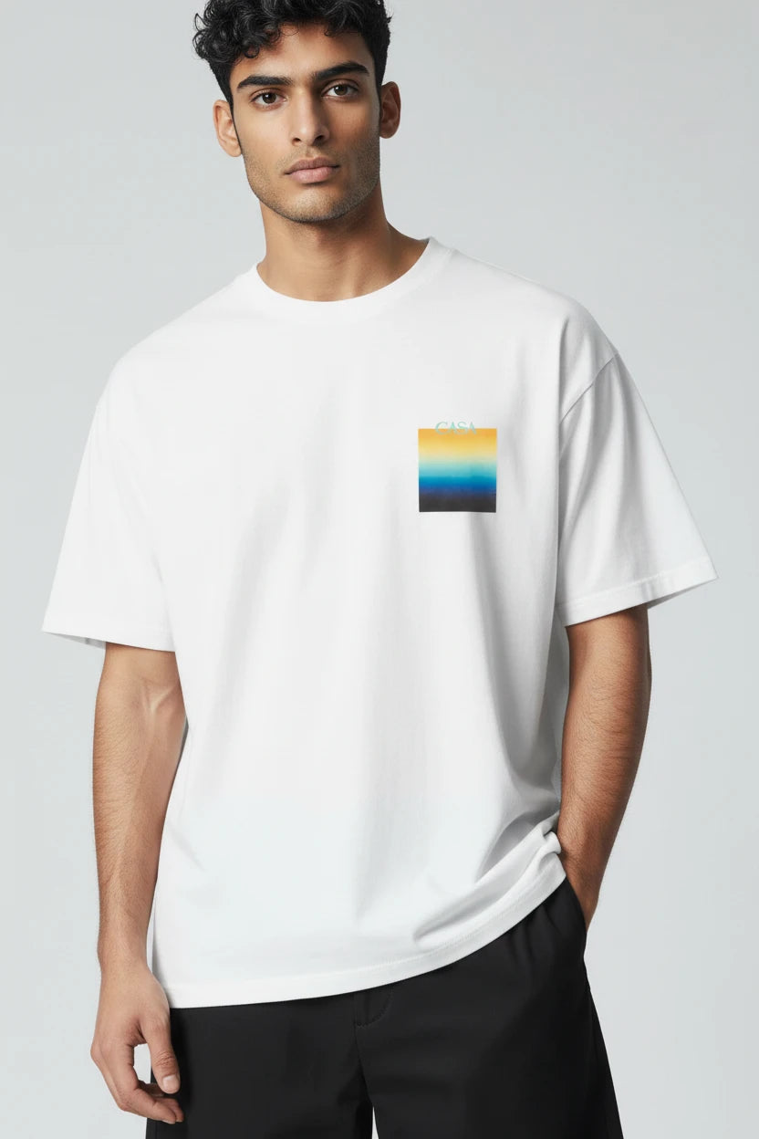 T-Shirt Graphique Casa – Édition Horizon Nocturne
