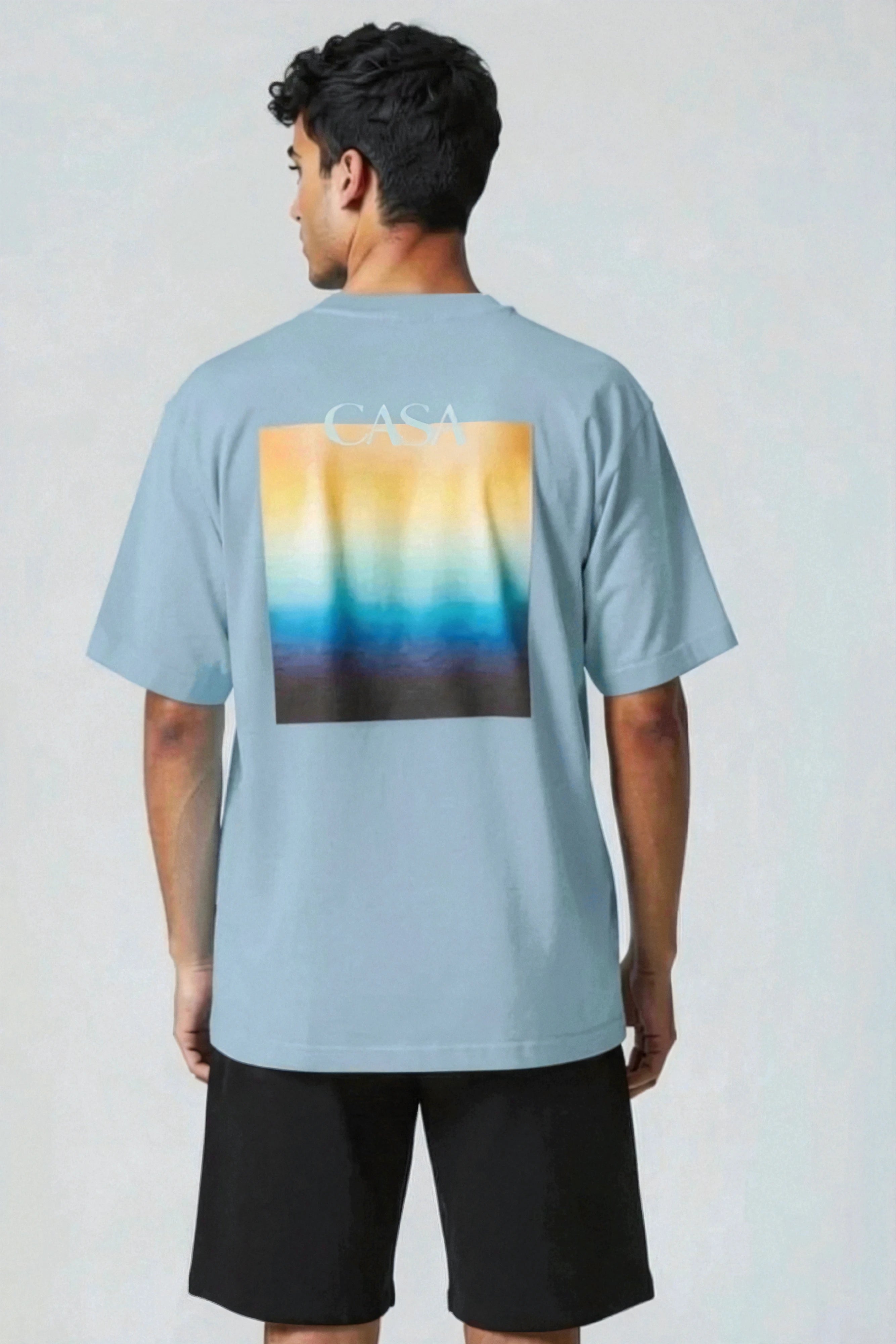 T-Shirt Graphique Casa – Édition Horizon Nocturne