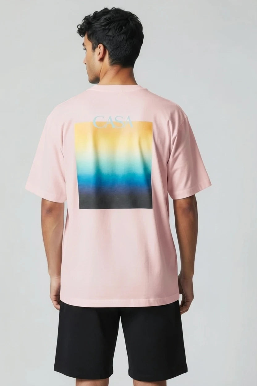 T-Shirt Graphique Casa – Édition Horizon Nocturne