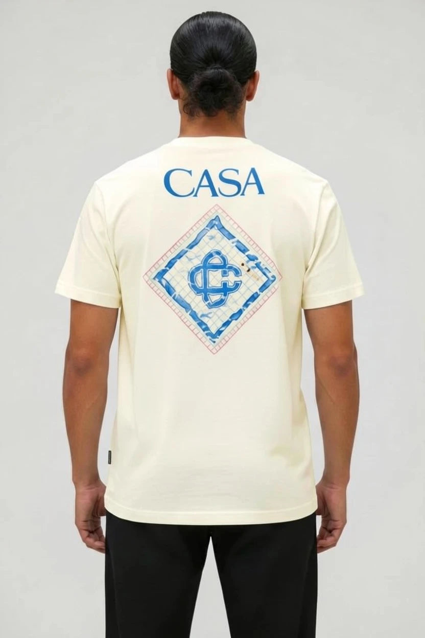 T-Shirt Graphique CASA – Édition Blason Mosaïque