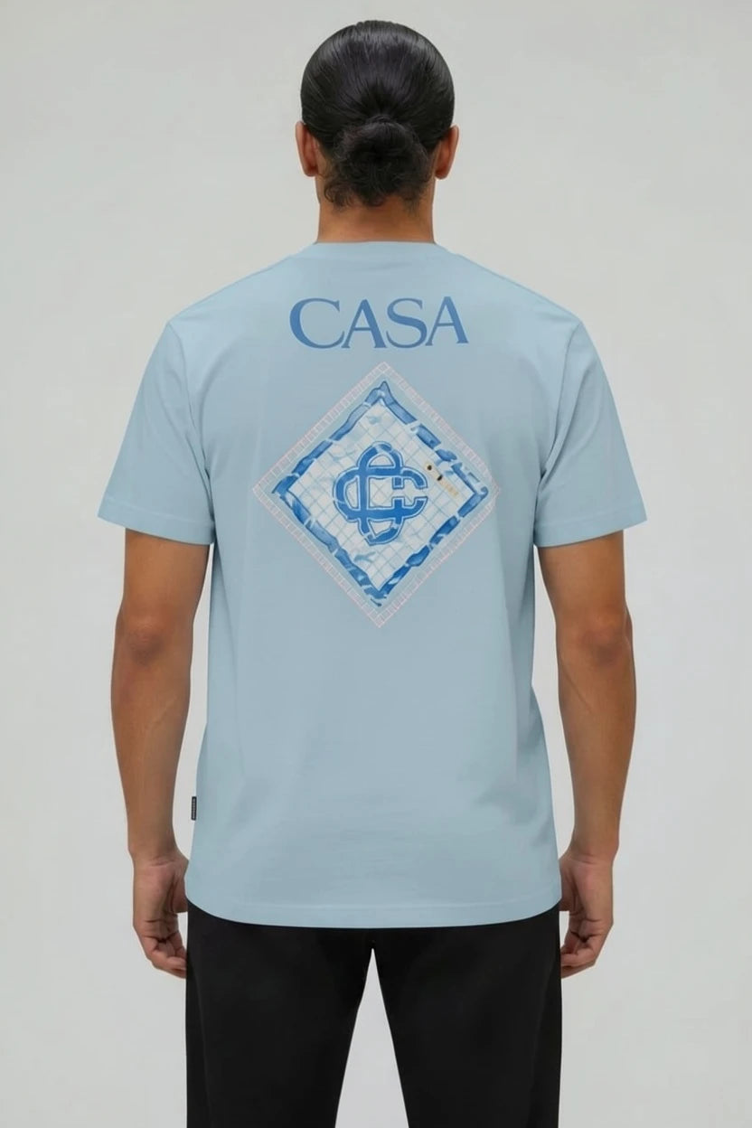 T-Shirt Graphique CASA – Édition Blason Mosaïque