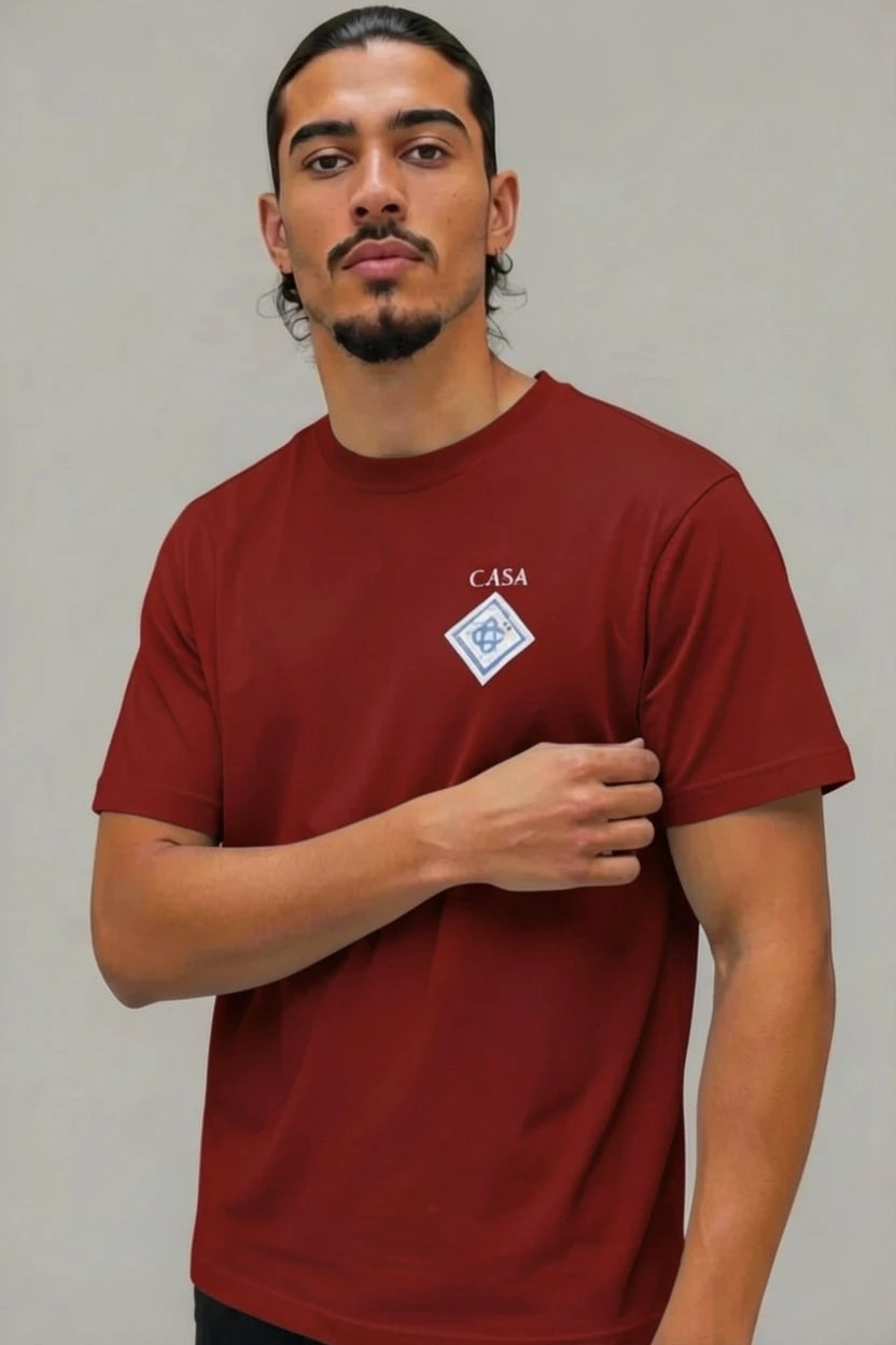 T-Shirt Graphique CASA – Édition Blason Mosaïque