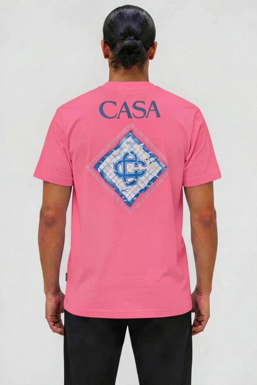 T-Shirt Graphique CASA – Édition Blason Mosaïque