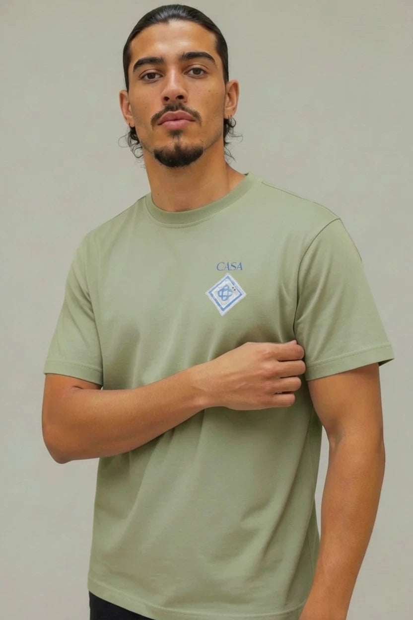 T-Shirt Graphique CASA – Édition Blason Mosaïque