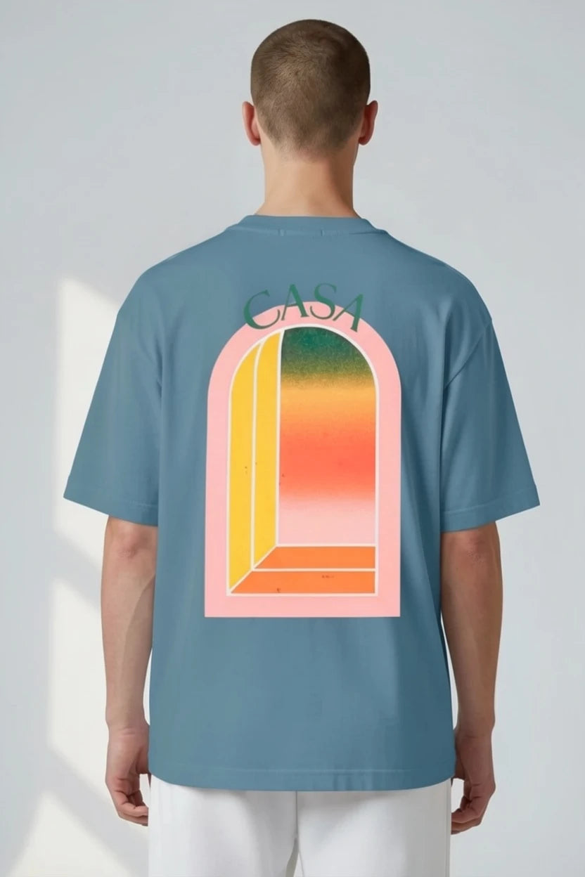 T-shirt homme Casa – Graphique "Sunset Arch"