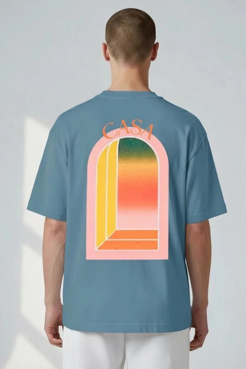 T-shirt homme Casa – Graphique "Sunset Arch"