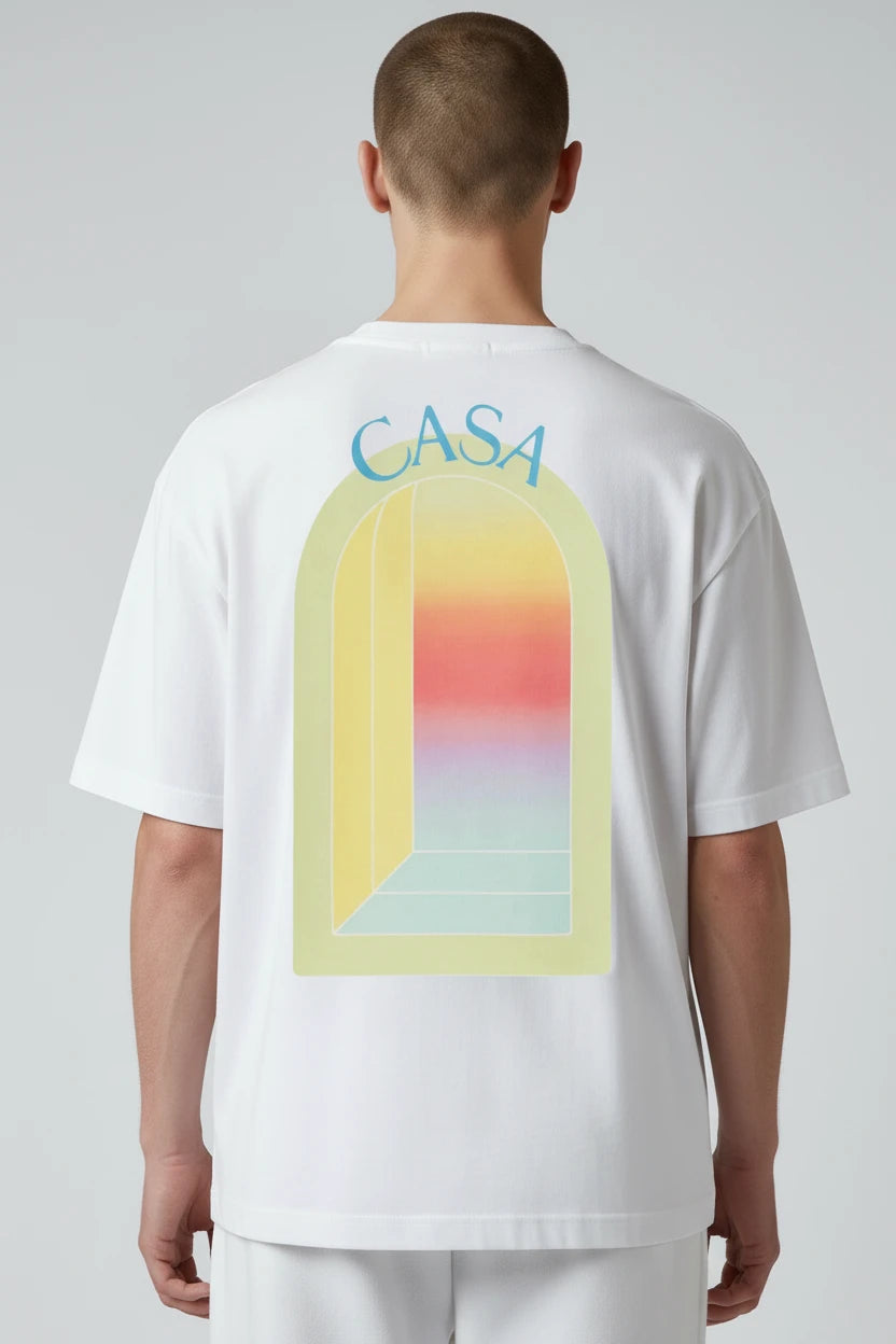 T-Shirt Graphique Casa– Édition Méditerranéen