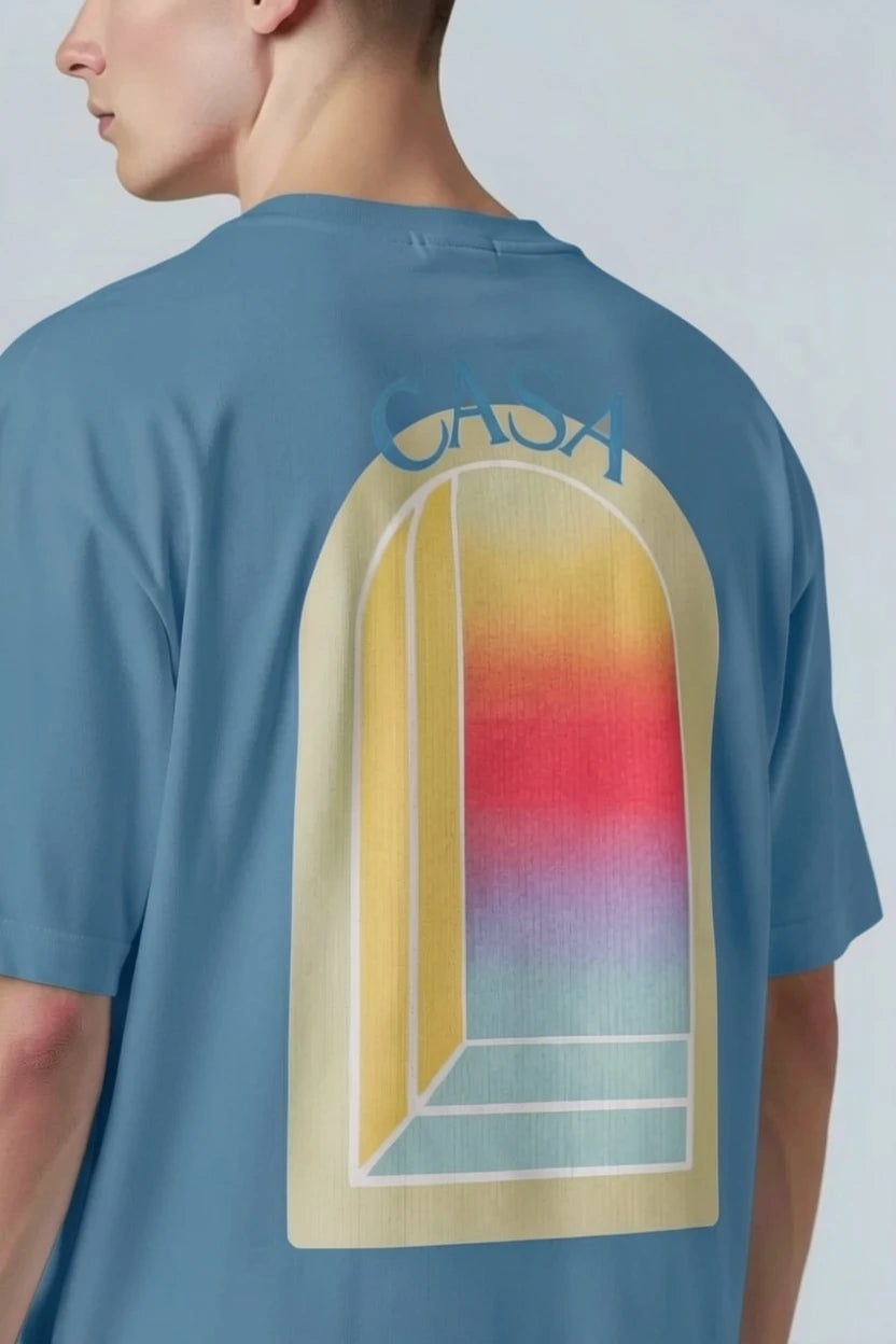 T-Shirt Graphique Casa– Édition Méditerranéen