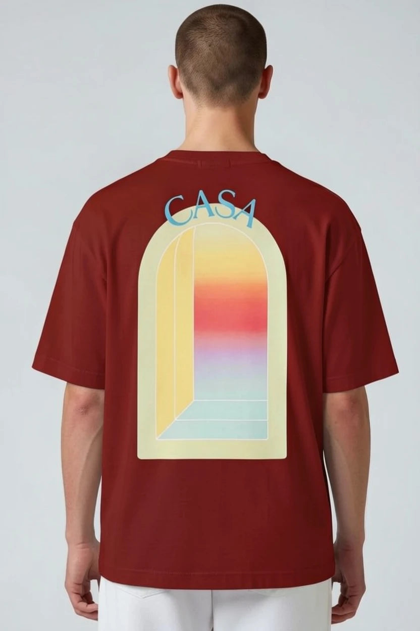T-Shirt Graphique Casa– Édition Méditerranéen