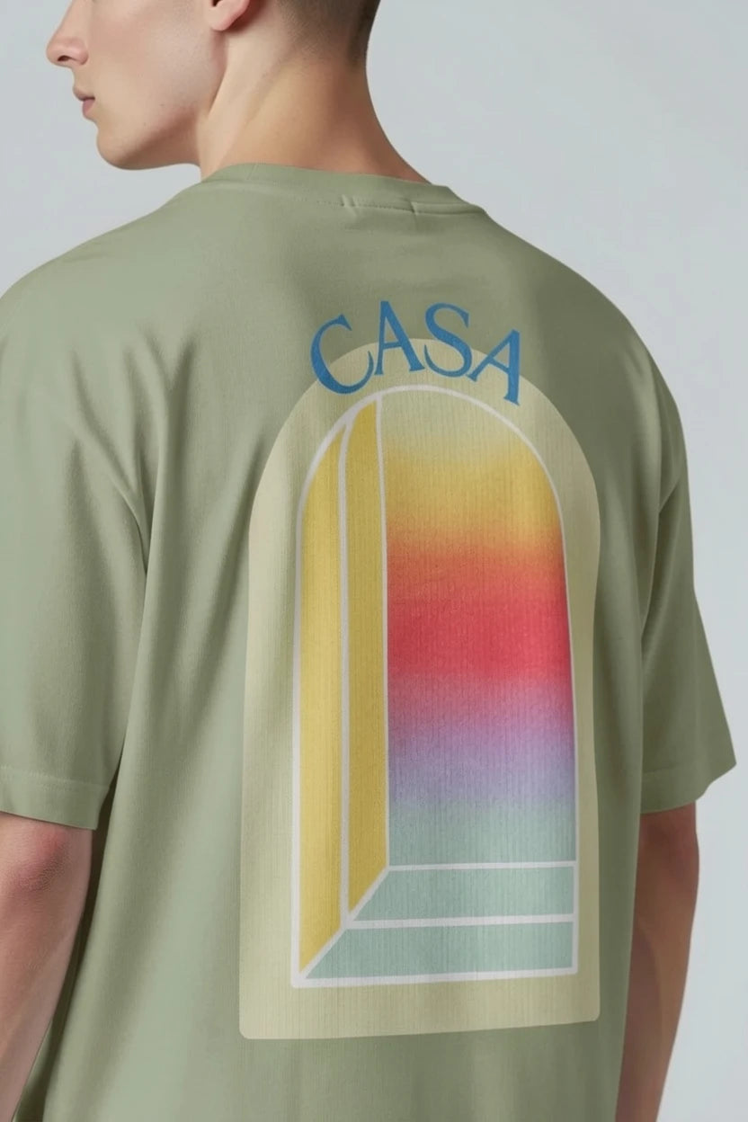 T-Shirt Graphique Casa– Édition Méditerranéen