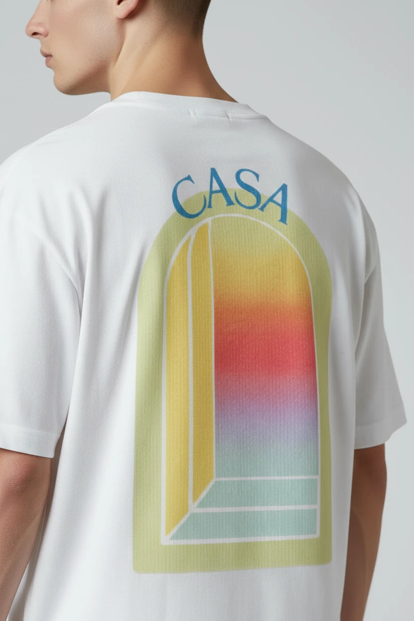T-Shirt Graphique Casa– Édition Méditerranéen