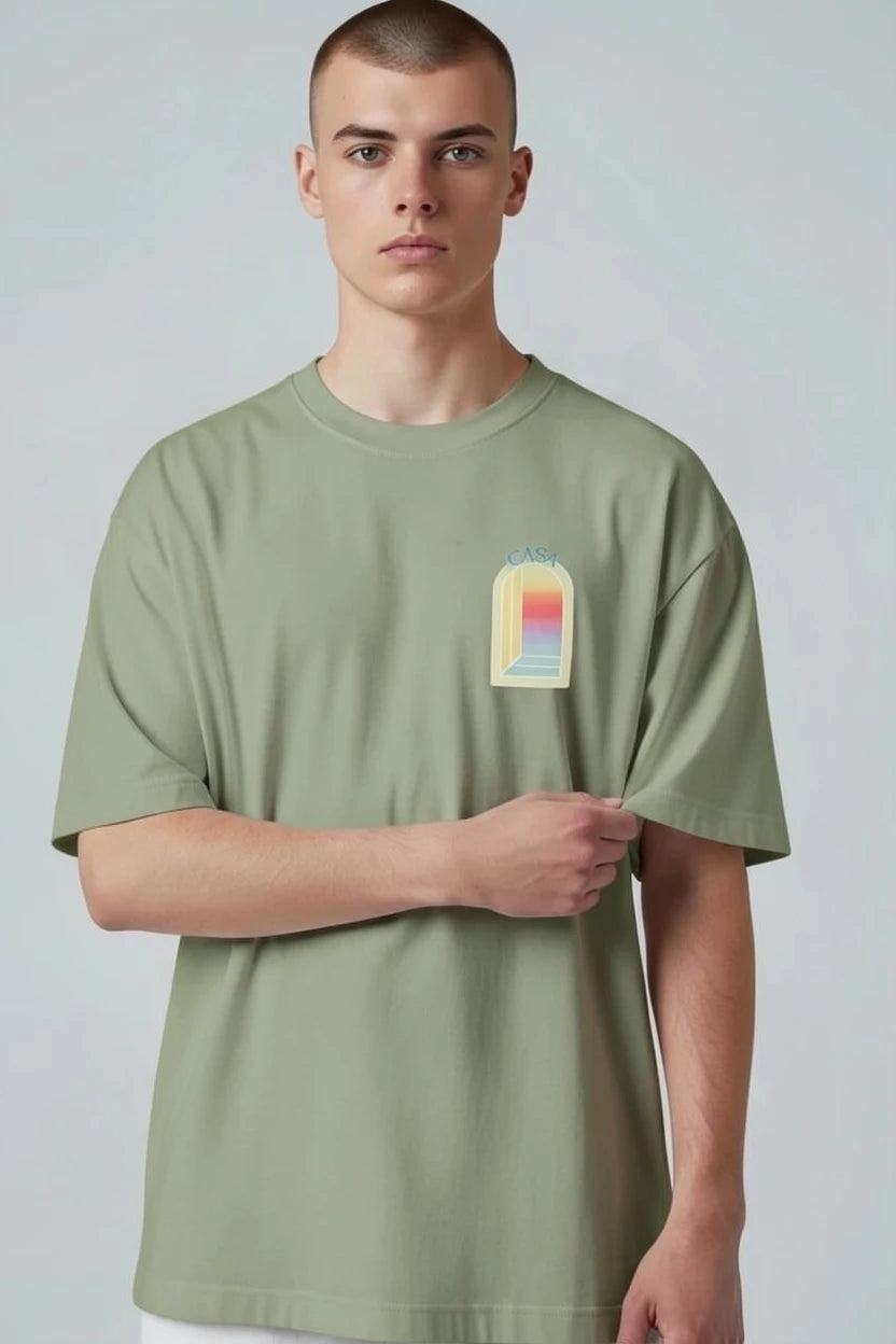 T-Shirt Graphique Casa– Édition Méditerranéen