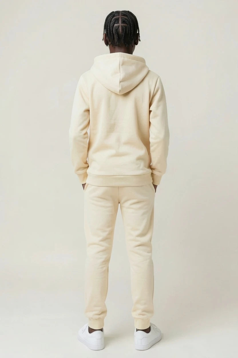 Ensemble Survêtement Enfant Uni Sweat à Capuche