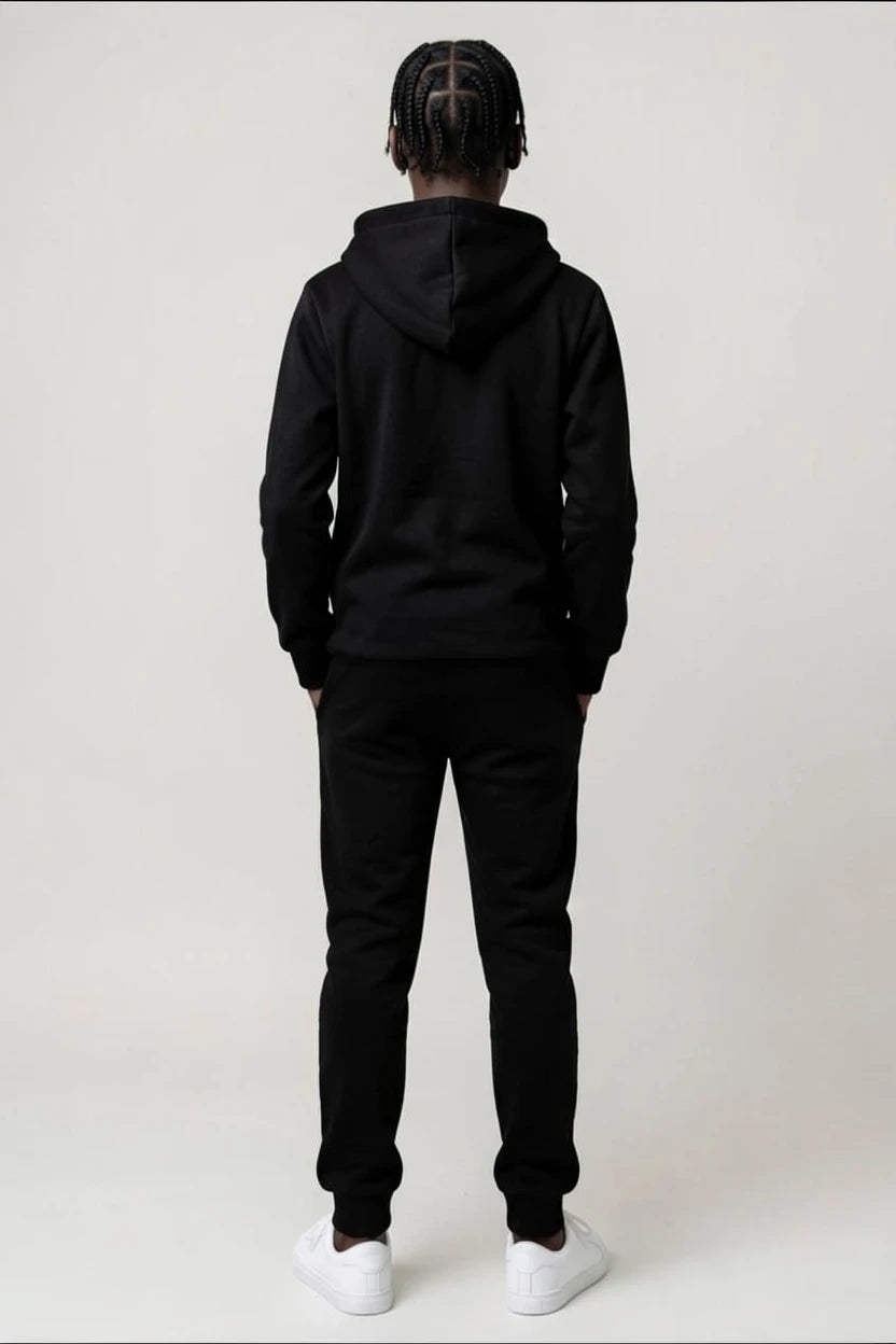 Ensemble Survêtement Enfant Uni Sweat à Capuche