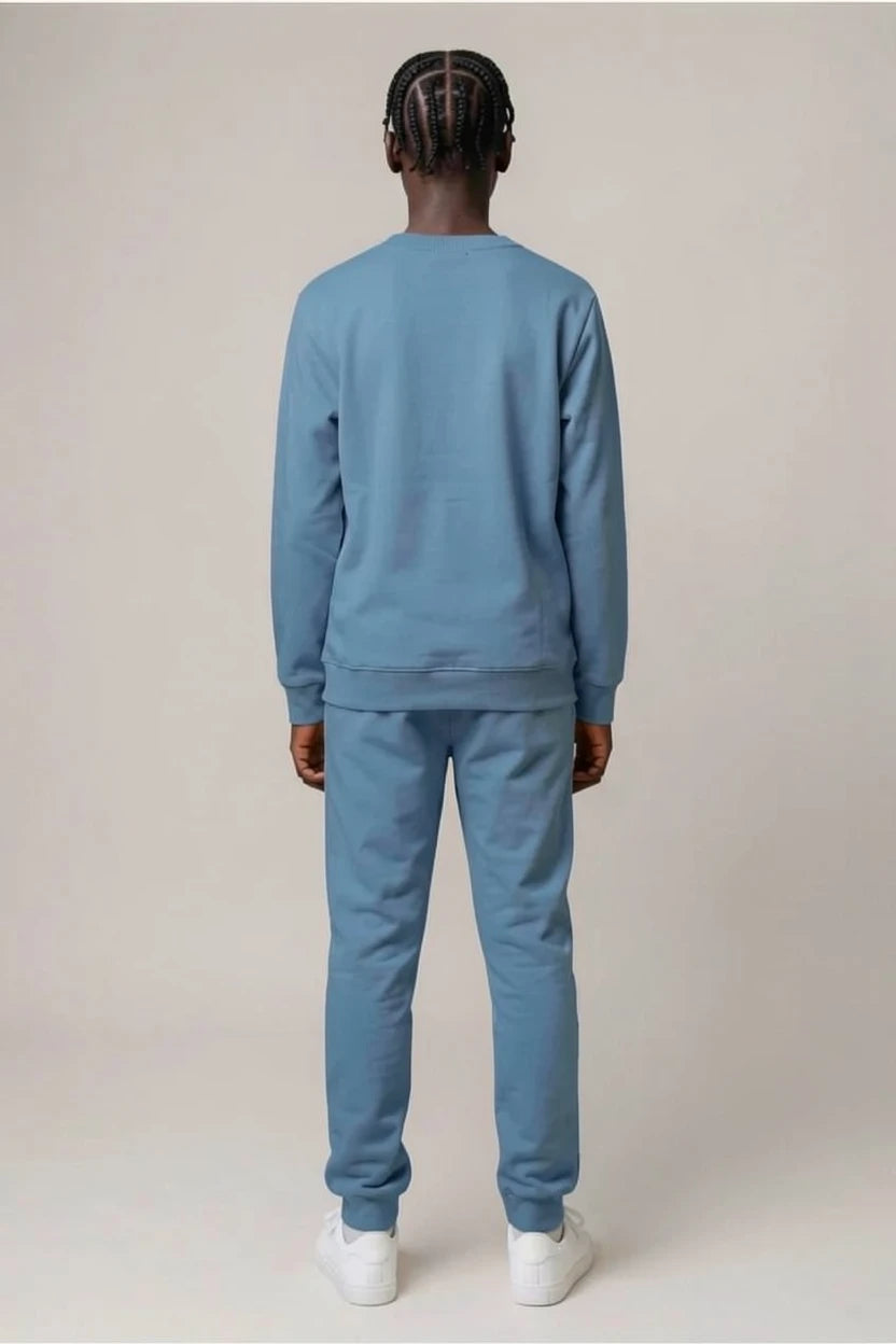 Ensemble Survêtement Enfant Uni Sweat Col Rond