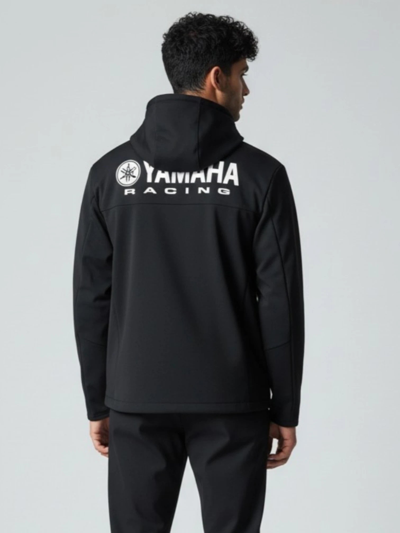 Veste Yamaha Racing - Noir avec poche zippée frontale