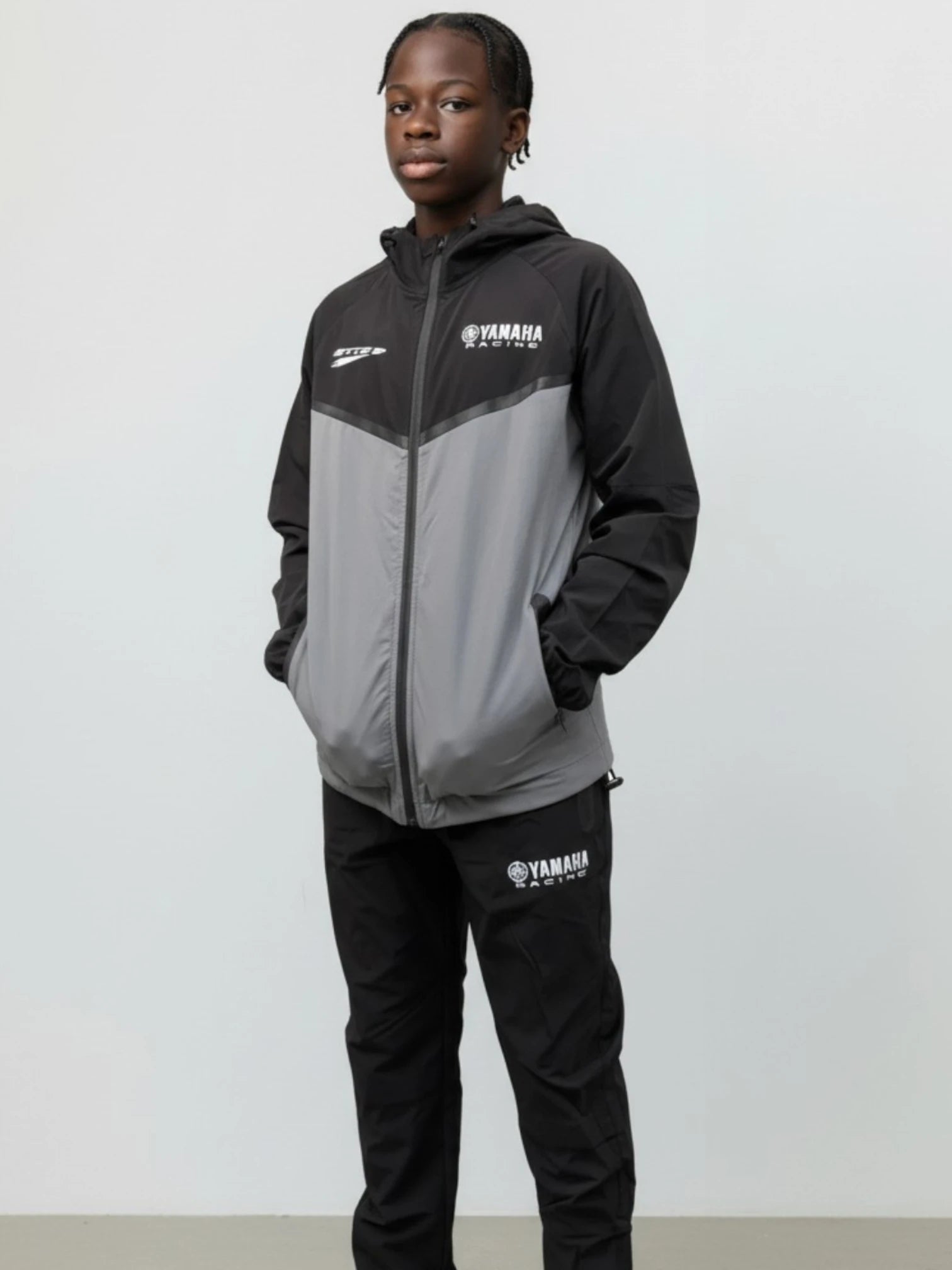 Ensemble Survêtement Yamaha Kid – Noir & Gris