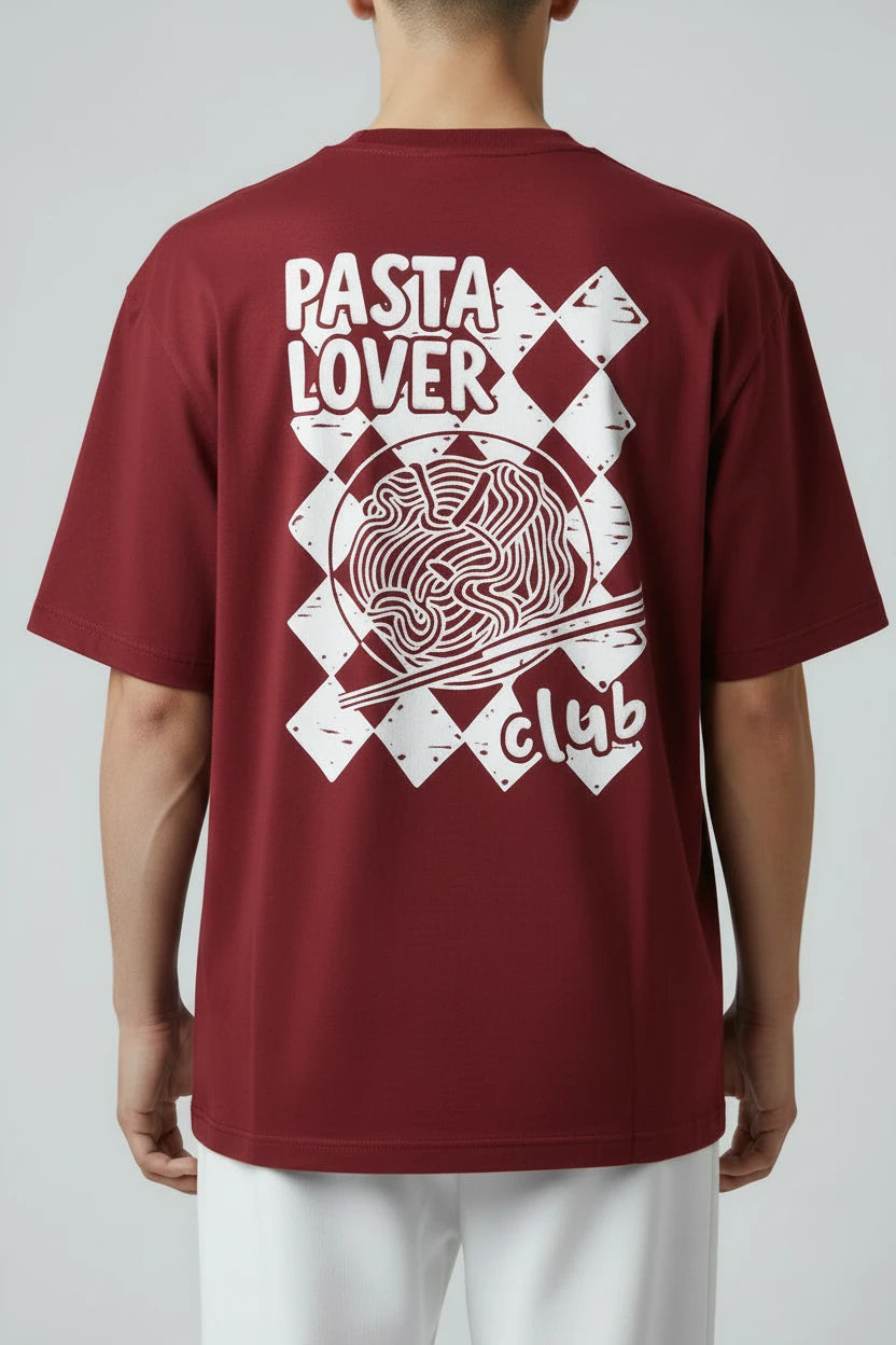 T-shirt homme Pasta Lover Club imprimé