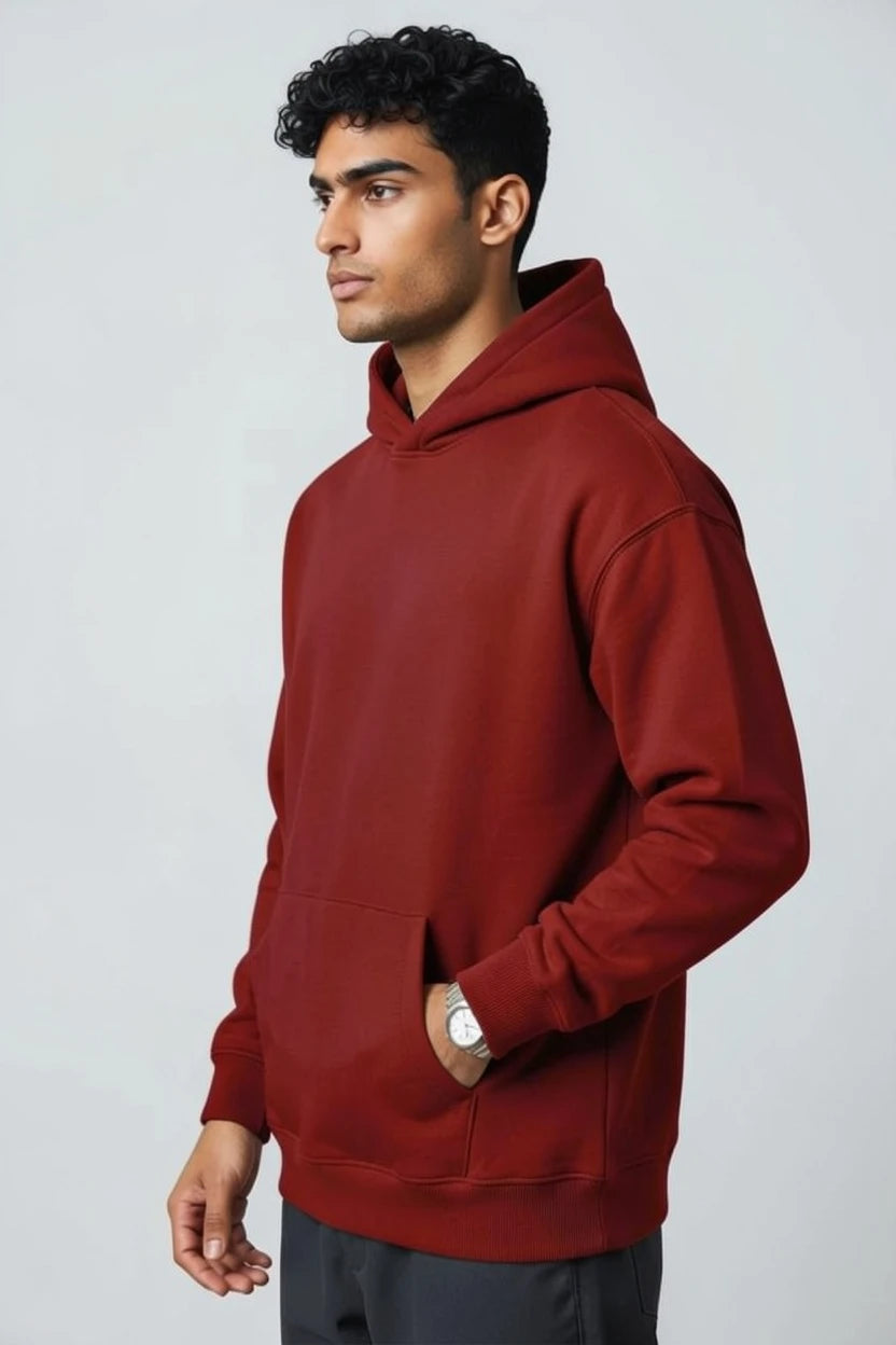 Sweat à Capuche Uni - Molleton Doux