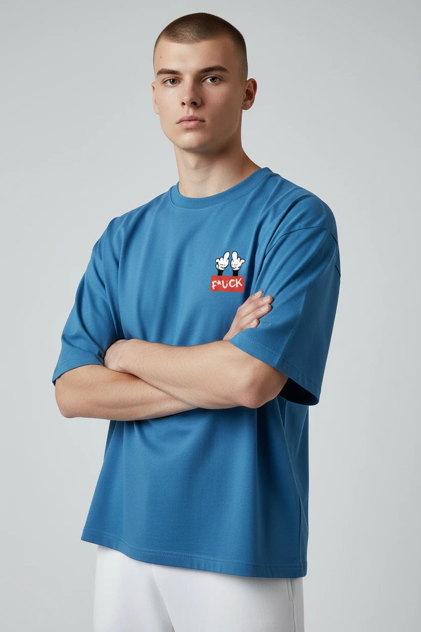 T-shirt homme personnage cartoon imprimé