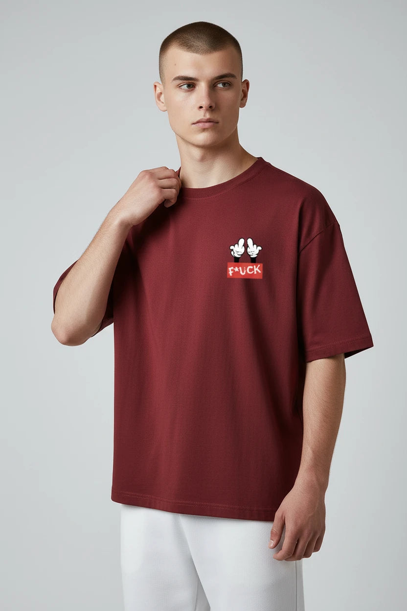 T-shirt homme personnage cartoon imprimé